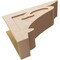 Ekena Millwork 12"W x 36"D x 24"H Classic Mayflower Rough Cedar Woodgrain TimberThane Corbel, Primed Tan CORUR12X36X24MAYRCPR - alternate 2